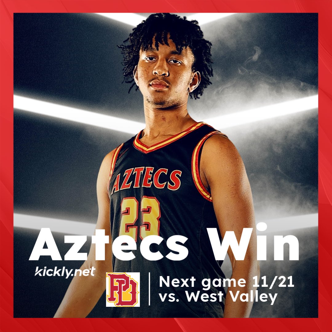 HoopsAztec's tweet image. Aztecs Win their opener 🔴🟡

Zane Jordan (2026): 26 Pts 10 Reb 
Wil Wilson (2026): 26 Pts 4 Ast 4 Reb
Paul Dreisbach (2026): 21 Pts 5 Ast 4 Stl 

Up Next: Palm Desert vs. West Valley
(Norco/ACA Tournament)
Friday November 21st (4:30pm)