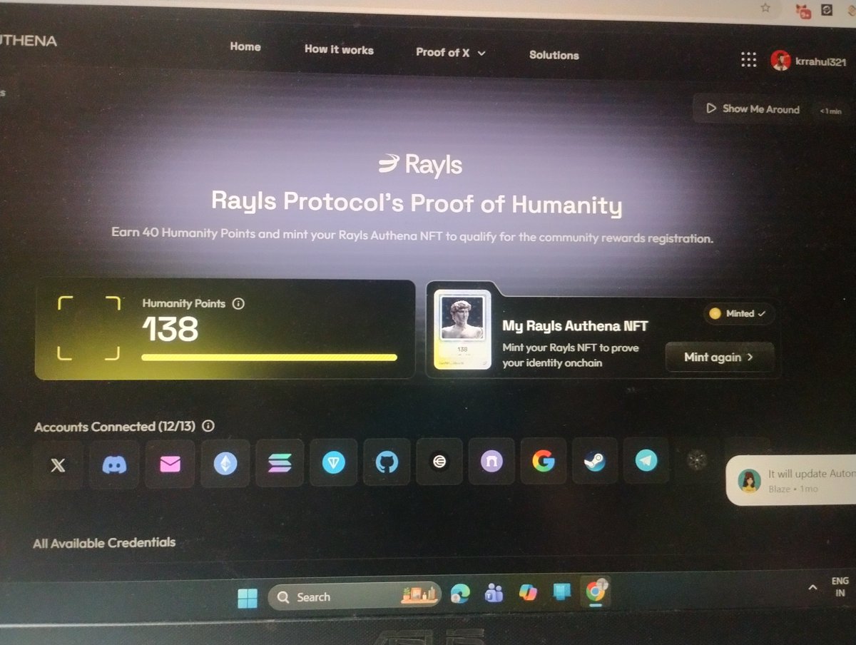 xrahulweb3's tweet image. 📌 IMPORTANT UPDATE 
@RaylsLabs Airdrop Registration is now LIVE 🚨

🔗Register Here :-

registration.rayls.com/flow

⤵️Process :-
→ Connect wallet &amp;amp; accept terms
→ Check your eligibility
→ Complete Authena PoH (score 40+)
→ Mint the PoH NFT on BNB (≈ $1)
→ Verify &amp;amp; submit your…