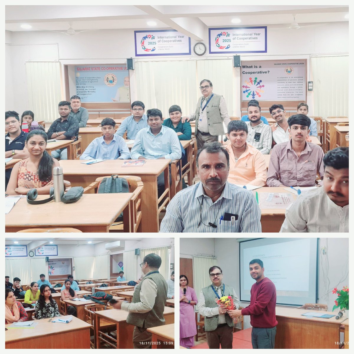 shiv_biotech's tweet photo. On occasion of National Entrepreneurship Day yesterday, It was an honor and pleasant experience while interacting with budding entrepreneurs and delever a talk in the area of #agri #Entrepreneurship covering #Planttissueculture #Hydroponics #qualitymanagement #Technology https://t.co/dDu8Cwly80