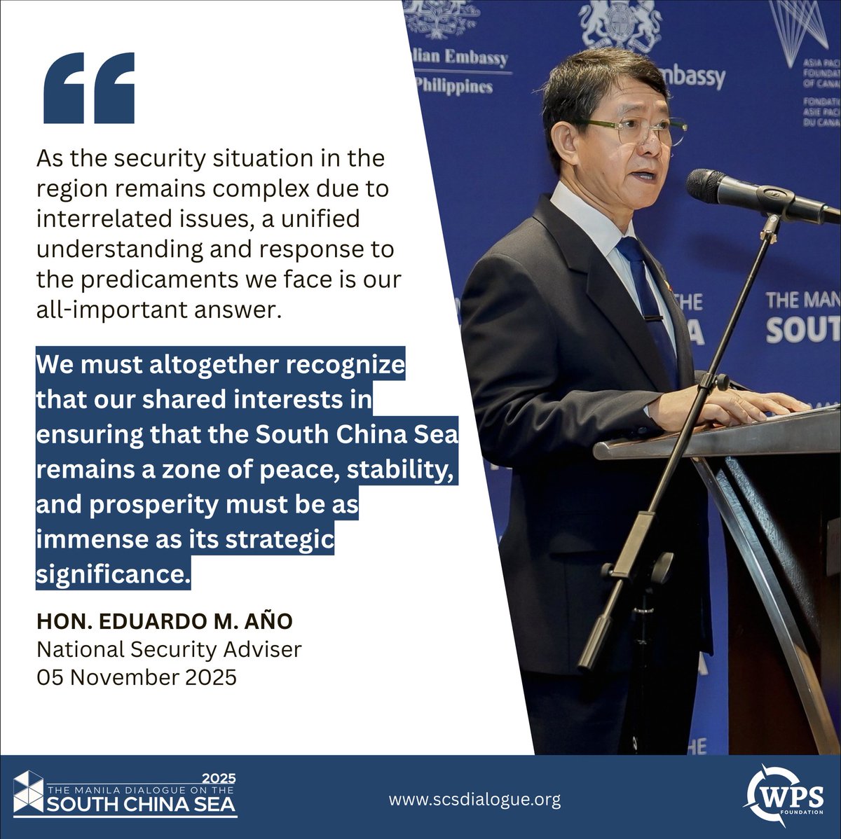 wps_ph's tweet image. #MNLDialogue Insights:

“As the security situation in the region remains complex due to interrelated issues, a unified understanding and response to the predicaments we face is our all-important answer. We must altogether recognize that our shared interests in ensuring that the…