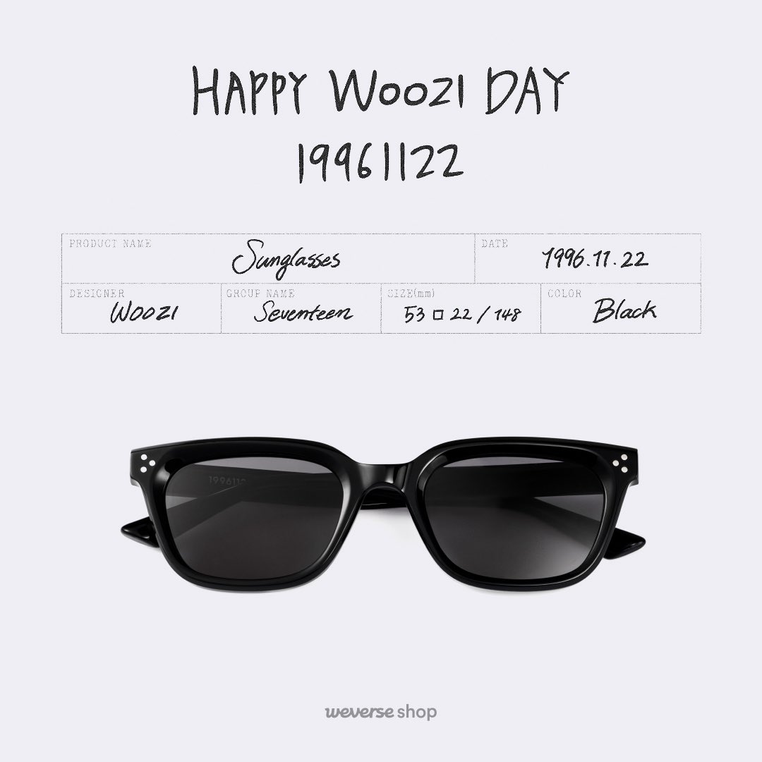 MY Malaysia GO🇲🇾 #MYGOSVTT
HAPPY WOOZI DAY BIRTHDAY MERCH ver.5 (SUNGLASSES) 🎂

💰RM282 per unit
✅Need 2nd payment
📅ETA: 1-2 weeks after they ship out
‼️Close if sold out

Order &amp; Details: bit.ly/4r3vYMJ
#pasarsvt #pasarseventeen
