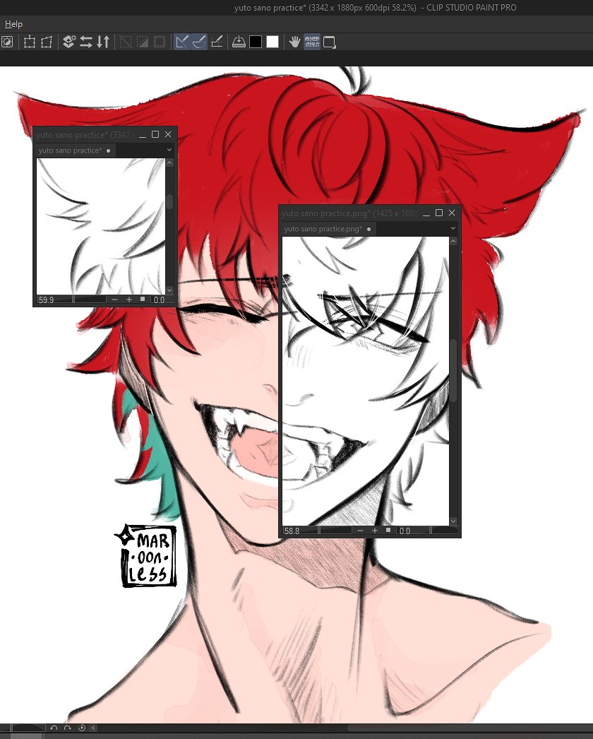 maroonless's tweet photo. two colored versions. i think i like the first one more but the second ones colors were also very pretty https://t.co/wgCri0M0Hu