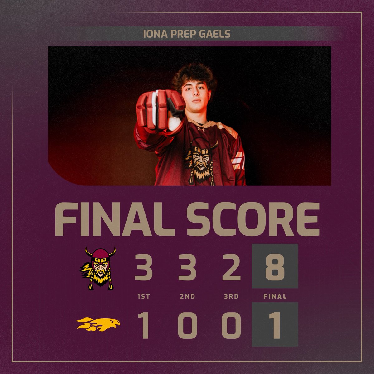 Final from the Ice Hutch! 

#GoGaels
#IPHockey