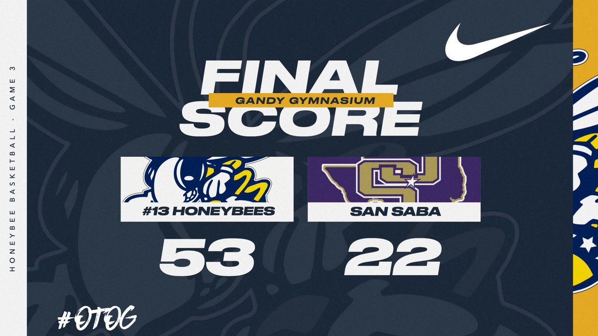 <a href="/HoneybeesBB/">@HoneybeeBasketball</a> moves to 3-0 on the year with a big win over San Saba at home! 
#OTOG

<a href="/coachjhodges21/">Jason Hodges</a> <a href="/stephenvilleisd/">Stephenville ISD</a> <a href="/flasherathnews/">The Flash News</a> <a href="/TXHSGBB/">#TXHSGBB—TXHSGBB.com</a> <a href="/SportsDayHS/">SportsDayHS</a> <a href="/Tabchoops/">𝙏𝘼𝘽𝘾🏀📋</a> <a href="/BigCountrySport/">Evan Ren</a> <a href="/AustinTGCA/">TGCA</a> <a href="/sville_sports/">Stephenville Athletics</a>