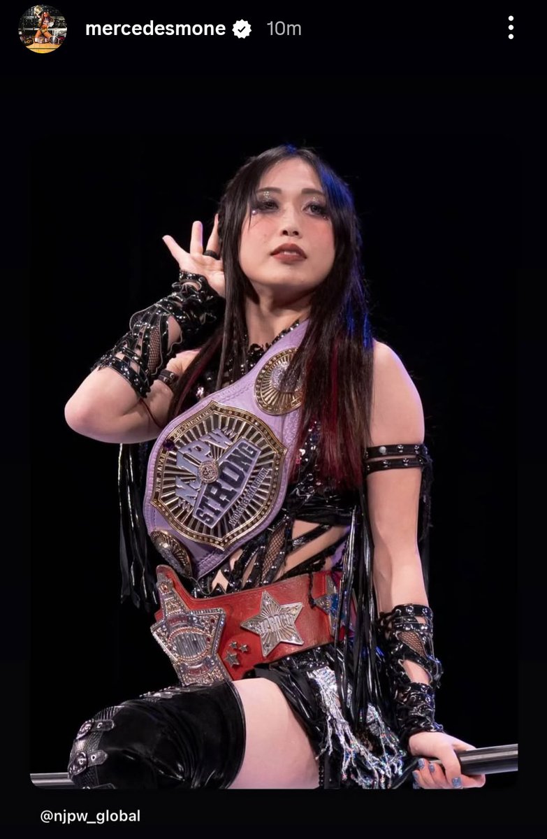 DrainBamager's tweet image. Mercedes Moné on IG. 👀