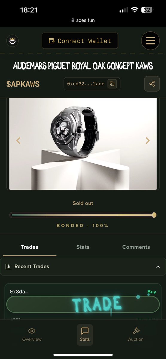 apemode_on's tweet photo. $ACES sold out the $APKAWS bonding curve in stealth mode.

I predict each new launch will get more and more competitive.

Will be ready to go for this one. https://t.co/OHK72WrXuM