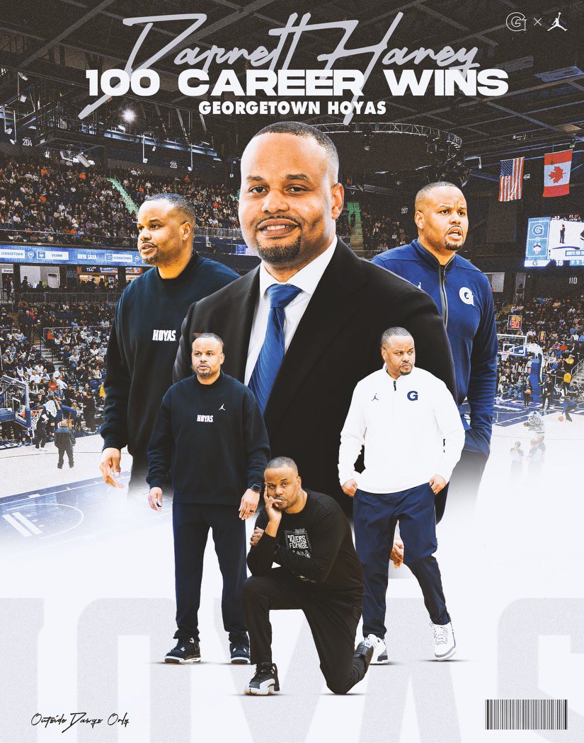 GeorgetownWBB's tweet photo. 1️⃣0️⃣0️⃣
Congrats to Coach Haney on 100 career victories!
#HoyaSaxa #HoyaBold #HoyaTough #TheFamily #OutsideDogsOnly https://t.co/jhHArZufjR