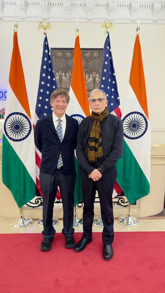 Delighted to meet Dr. David Kittay,  a scholar of Buddhism and Eastern and Western philosophy. We discussed his last trip to the Kumbh Mela and exciting ways to link new technologies with India’s ancient learnings.