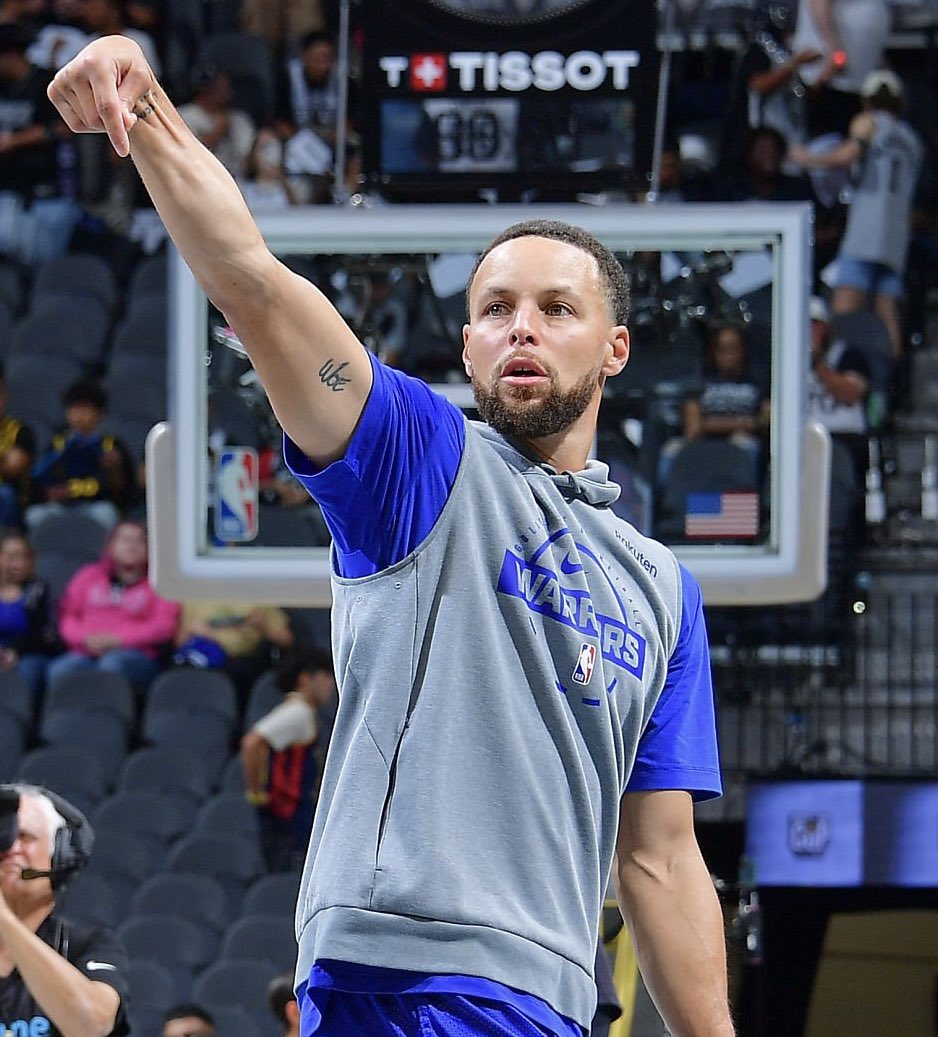 Most games with 7+ threes made:

151 — Steph Curry
52 — Damian Lillard
50 — Klay Thompson