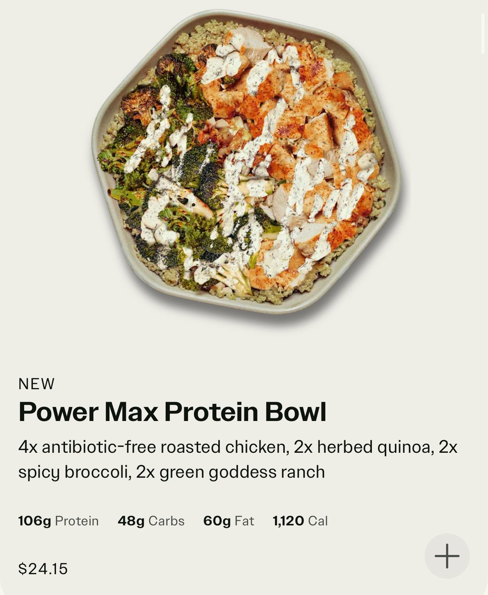 It’s 30 dollars after taxes for one bowl. Do you know how much chicken, rice, and broc you could meal prep for 30 dollars.