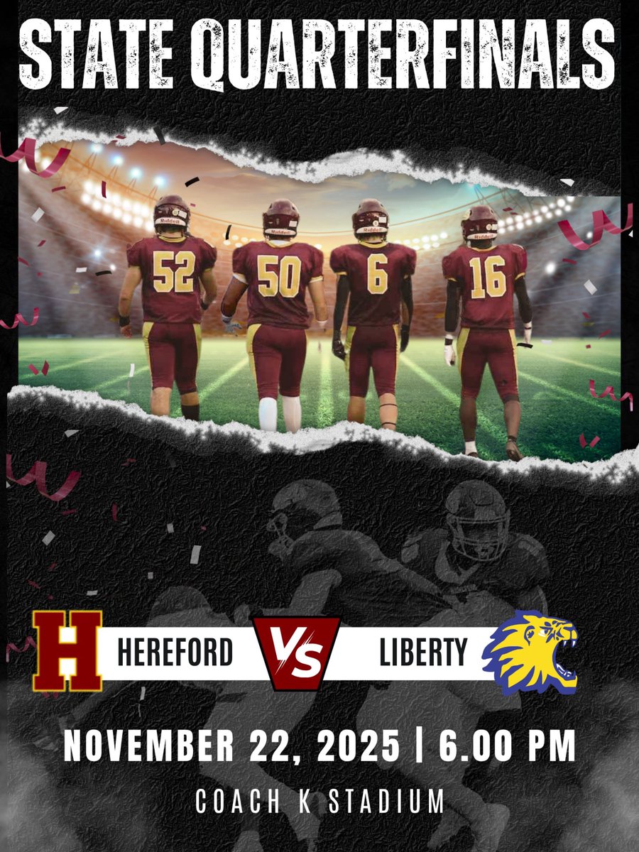 Hereford High School Football tweet media