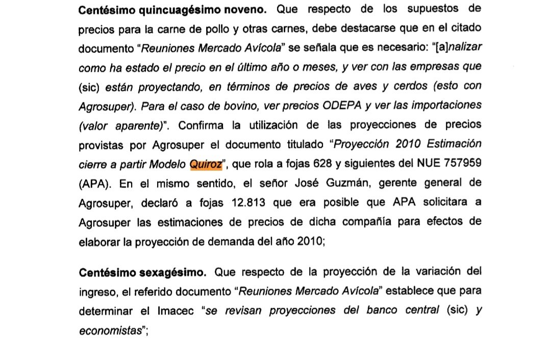 Broma que Agrosuper le ponía "Modelo Quiroz" a coludirse en los precios.