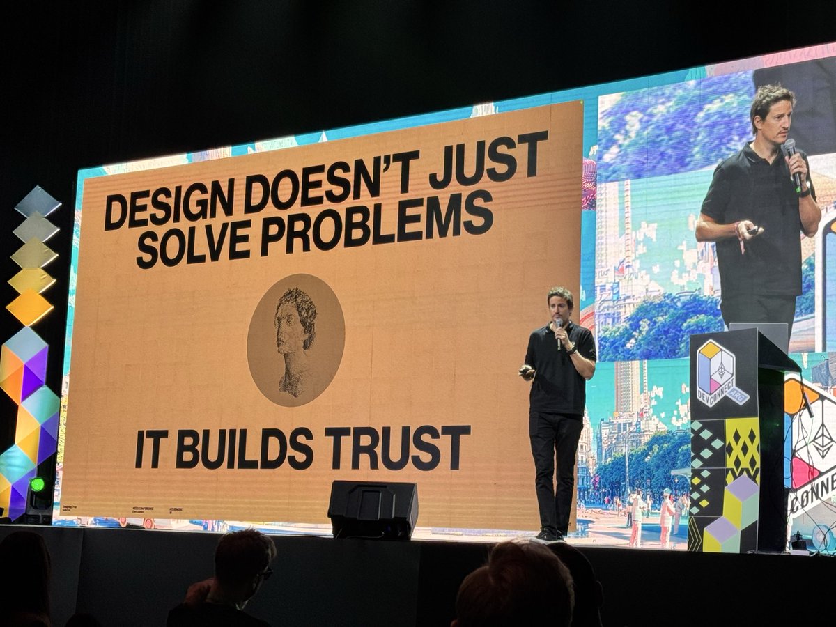 333Polaris's tweet image. @EFDevcon #UX #Unconference had the conversation that matters most—
UX + trust is the path to #web3 #tech onboarding. 

#Design is an investment, it can no longer be an afterthought.

Real people, real talks; solving real user problems.💰

#crypto #blockchain #caba @qnou #devcon