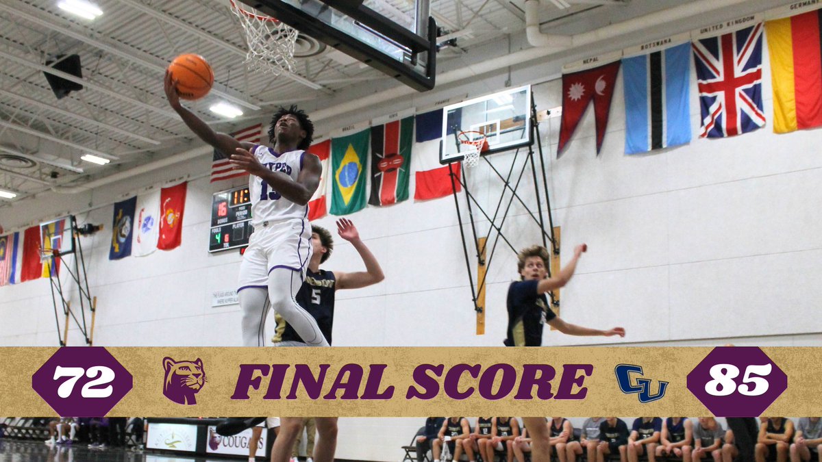 Two close ones tonight: 

Kuyper JV - Purple: 74
Bethel JV: 95

T. Murphy: 15pts, 8rebs, 8stls, 5stls
D. Walsh: 12pts, 5rebs
R. Sherwood Jr.: 12pts, 4-7 3PT
M. Ritter: 11pts, 6rebs

Kuyper JV - Black: 72
Cornerstone JV: 85

K. Medley: 21pts, 5asts
K. Hairston: 16pts

#GoCougars