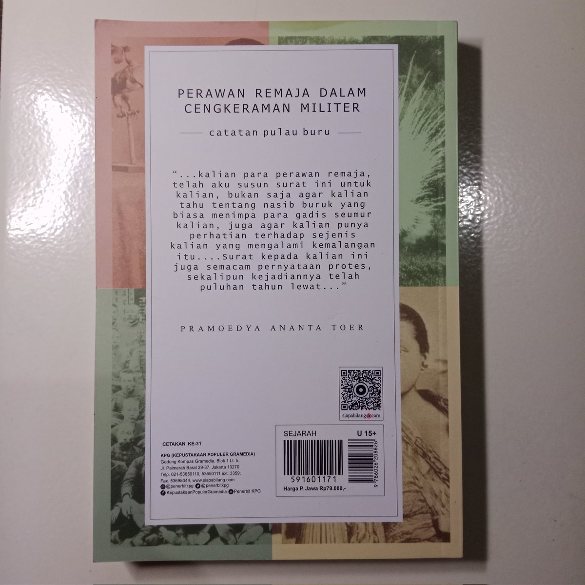 vraimenthoon's tweet photo. Wts Preloved Novel
Perawan Remaja Dalam Cengkeraman Militer

💰 45k | condi all good masih baru, dari sononya emang gaada bookmarknya ya | detail dm | bisa 🍊

Wts want to sell wtb want to buy novel pramoedya ananta toer buku bekas https://t.co/Um4jatRiTT