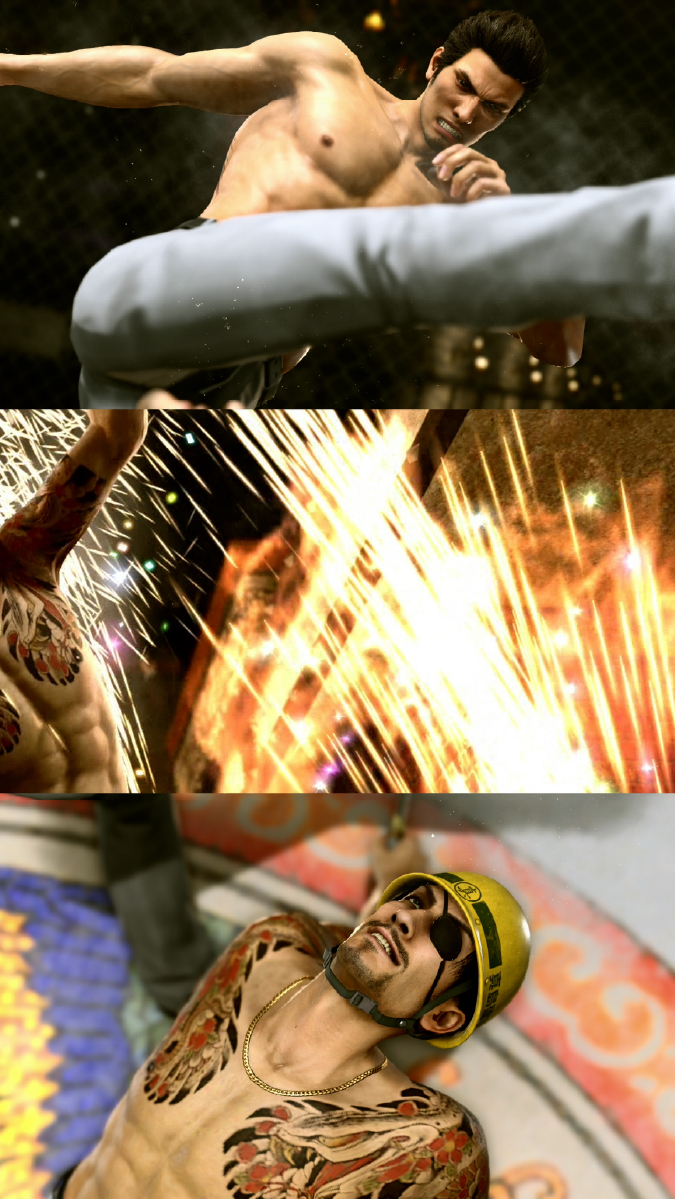 ryugagotoku's tweet image. 本日は「#いい兄さんの日」

予測不能、けれどいざという時はちゃんと頼れる&quot;いい兄さん&quot;

真島吾朗が火花を散らしてリングイン！

#龍が如く