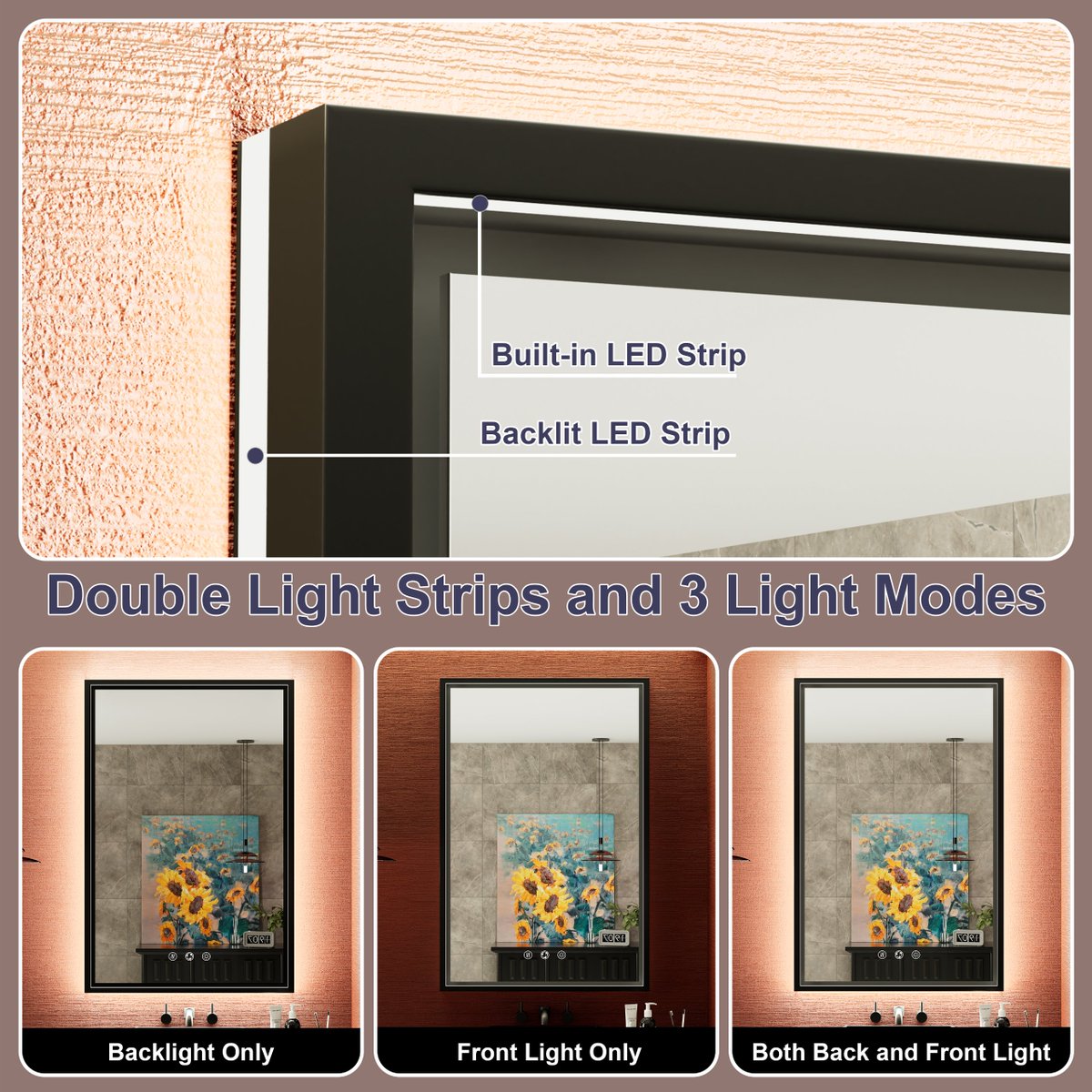 JSneijder2024's tweet image. Peak bathroom luxury! 💎
🔦 Front/Back LEDs: Flattering glow
🌈 Triple Mood Lights: Your pick
🔆 Dimmer Function: Energy-efficient
☁️ Demist Power: Never wait again
Grab it: amazon.com/dp/B0DMSQKVZW?…
#InteriorDesign #AmazonHome #Christmasgift