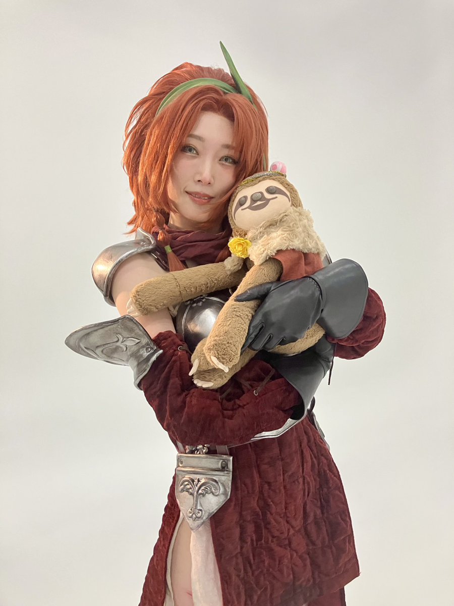 あるふぁんとお写真🦥📸
#舞台FFBE幻影戦争2⚔️

❍リリシュ❍
#赤井沙希

つよくてかっくイイ沙希ちゃん。
撮影を見守りながら、やっぱりリリシュは沙希ちゃんしかいない！て確信したぷら。
そして、みんなを見守るぼくがリリシュに守らりてるぷらあ🐾🌟

\先着先行受付中🎫/
wotv-ffbe-stage.com/schedule.html