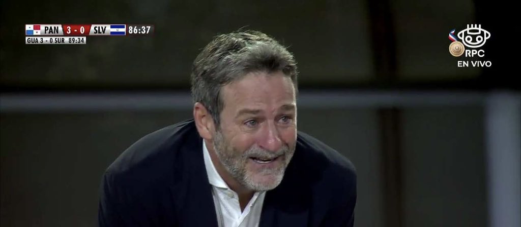 ¡Thomas Christiansen rompió en llanto después del 3-0 de Panamá! ⚽️🥺

#EstoyMareaRoja