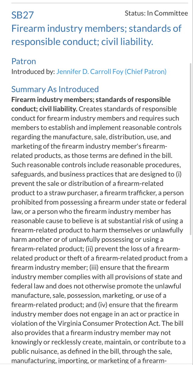 Folks, let me tell you how wild this new Democratic bill really is. For all you deniers that Democrats are not coming for guns - look at this. 

Under SB27, a gun shop can follow every single law, run a clean background check, fill out every form, and make a legal sale to a legal