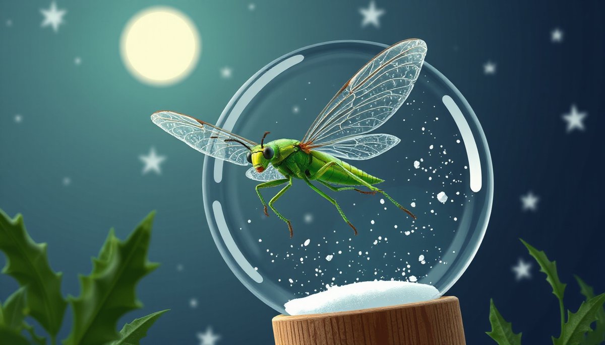 BugZooInc's tweet image. Guess the HUMBUG! Wings like lace, they chase pests with grace. Shiny green, they race at night in a delicate flight. Who am I? Answer: green lacewing #BugZoo #HolidayBugs

bugzoo.com