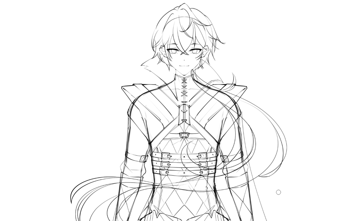 AnnyaHimura's tweet image. messy line..  I’m screaming a little AAAA &amp;lt;33 #wip #live2d