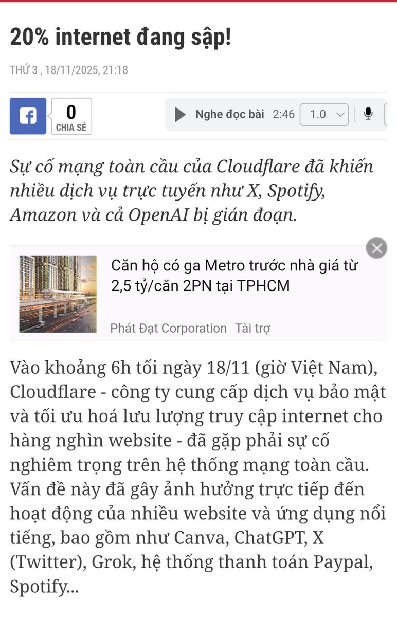 DoLieu_Pi's tweet image. ⚡️🔥 KHI THẾ GIỚI SẬP NGUỒN — PI NETWORK LẠI ĐÚNG LÚC BƯỚC RA TIỀN TUYẾN

Ngày Internet toàn cầu sập 20%, các dịch vụ lớn từ X, Spotify, Amazon đến OpenAI đều tê liệt . Một sự cố từ Cloudflare đủ khiến cả thế giới “đứng hình”

Nhưng chính lúc này, một…