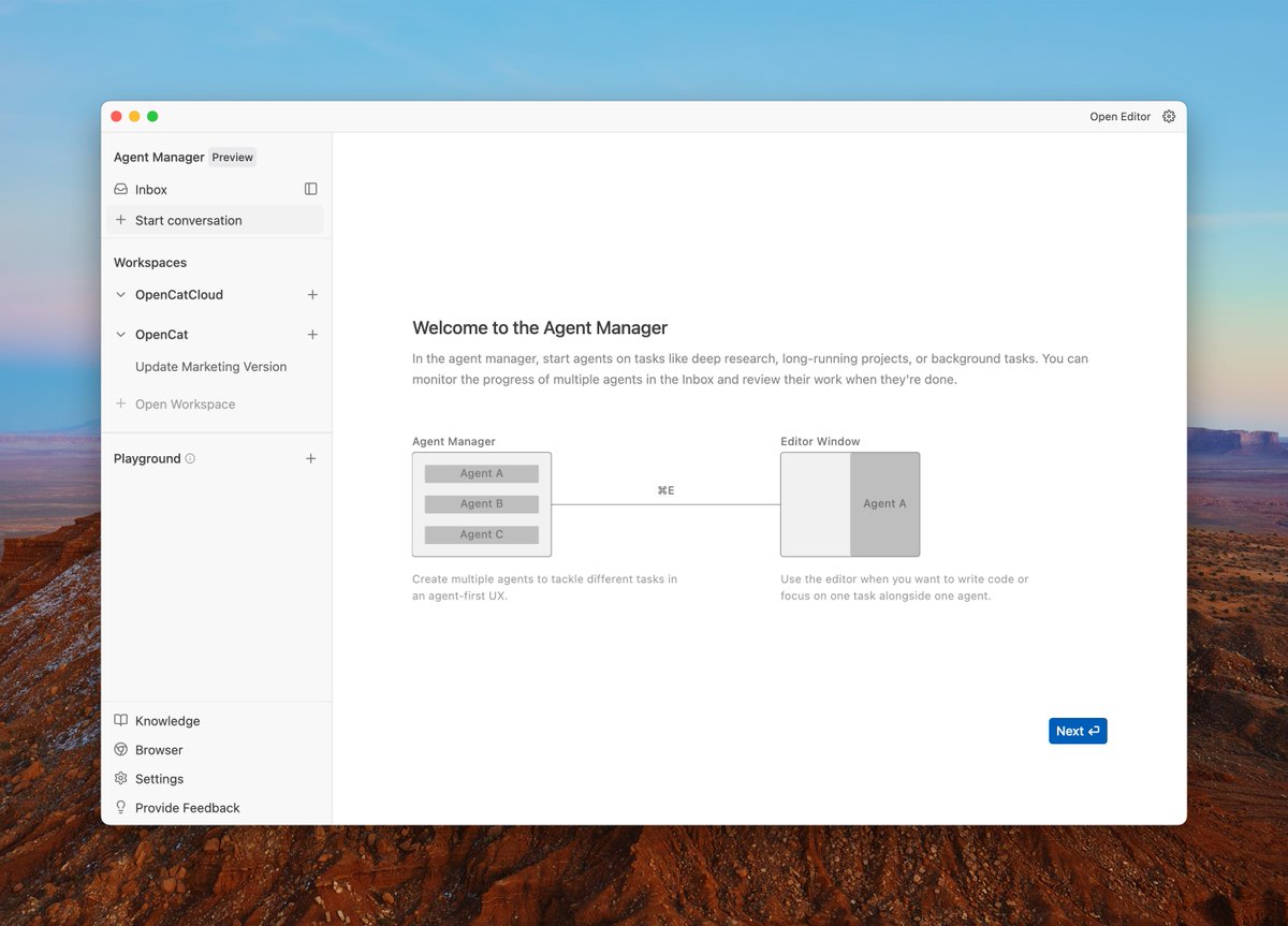 Google 也出了個VS Code 套殼IDE：Antigravity，可以使用Gemini 3 Pro。我很喜歡這個Agent Manager 功能。相當於本地版的Github Copilot coding agent 了，如果能整合g
