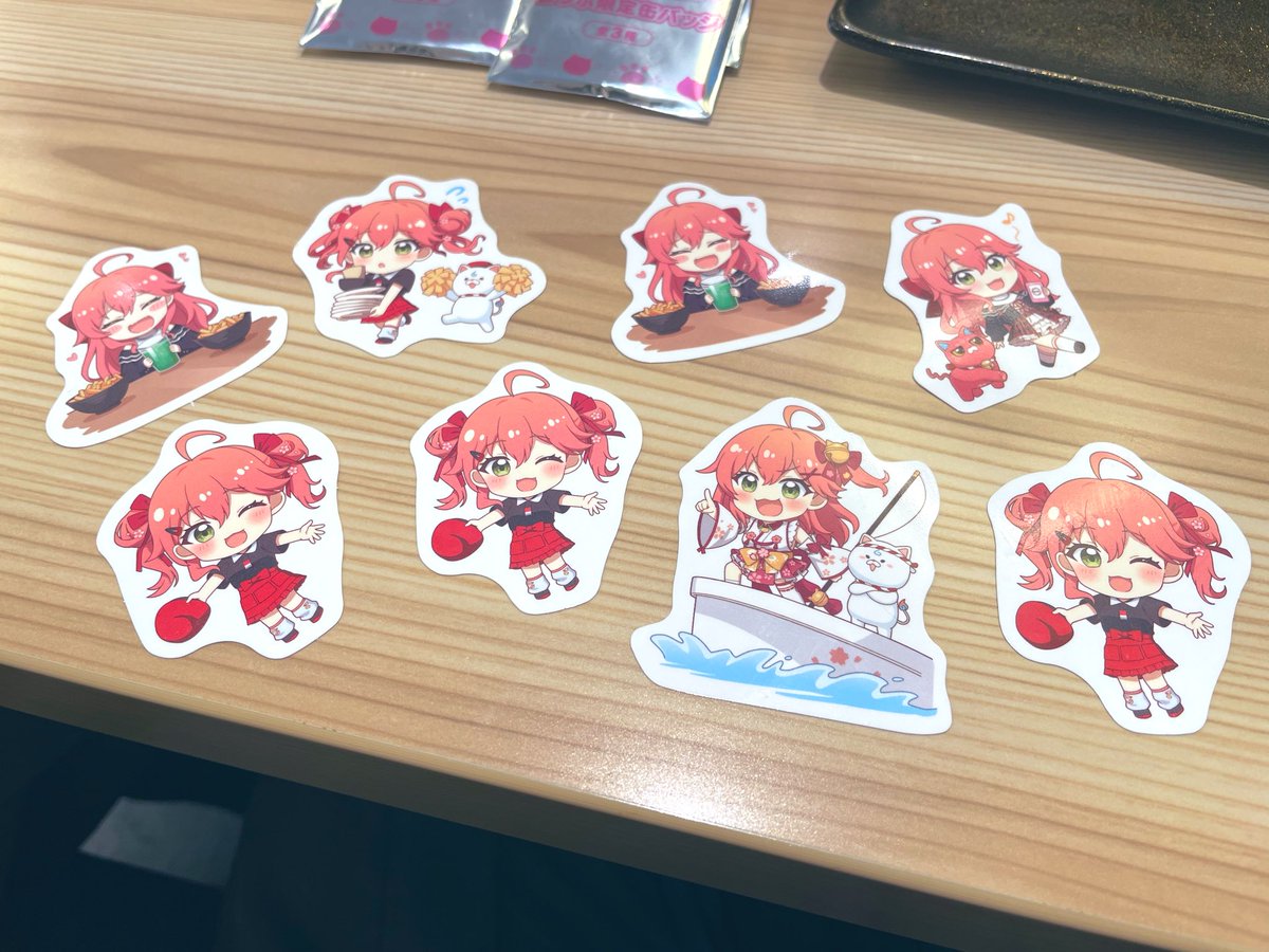 さくらみこ スシローコラボ ランチョンマット アクスタ 缶バ ピックフルコンプ ホロライブ・さくらみこ×「スシロー」が初コラボ！ コラボ限定の