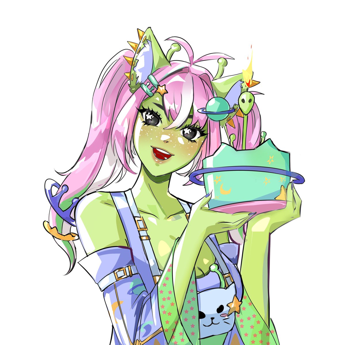 scatteredalien's tweet photo. My birthday is a week from today!! Happy birthday to all my fellow Sagittarius babies!

🎨: @ArtsyMiniwa https://t.co/aGIwZWocod