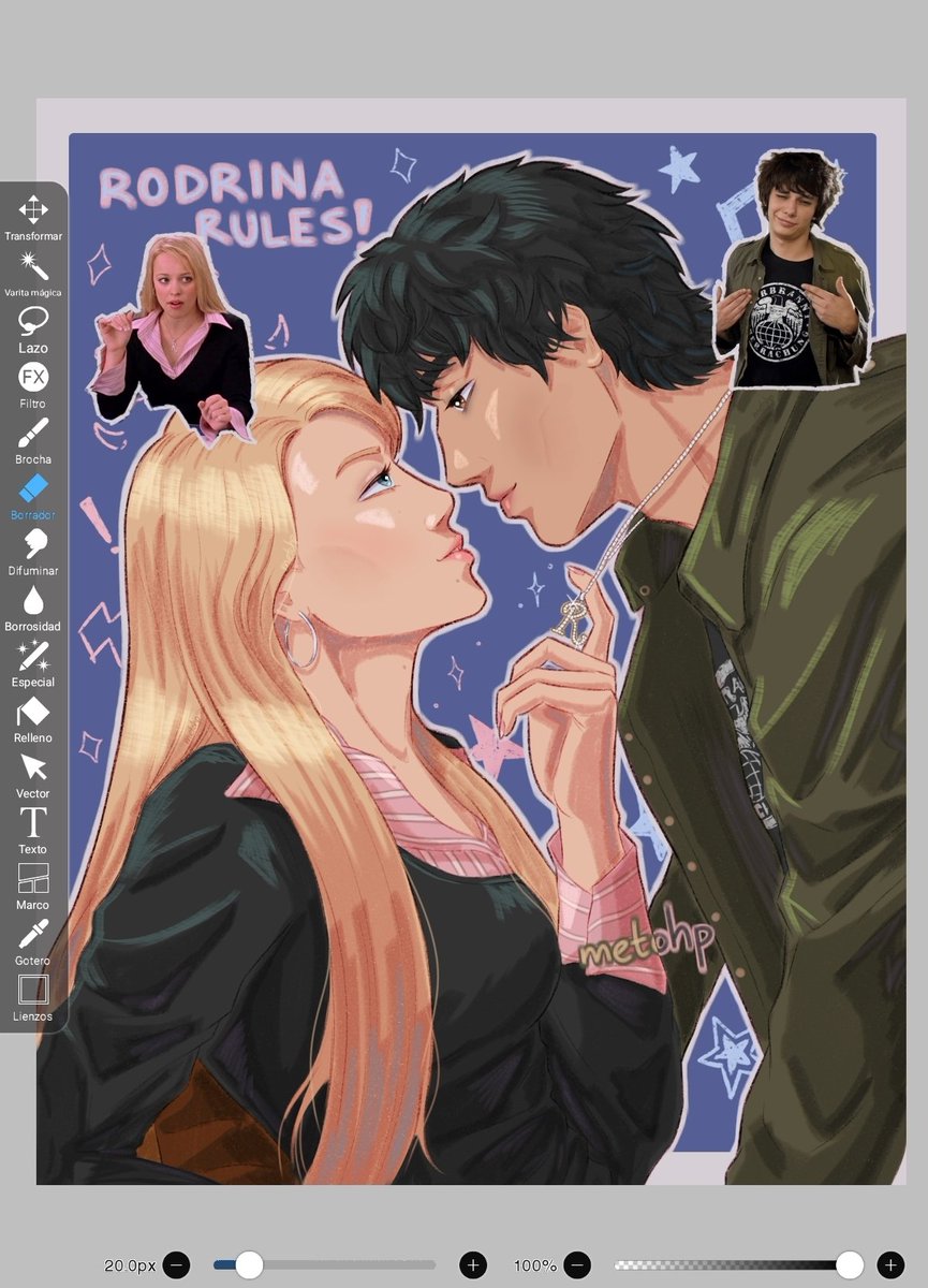 metohp_art's tweet image. I'm on board with the Regina George x Rodrick Heffley shipp 💄🎸

#fanart #rodrickxregina #rodrina