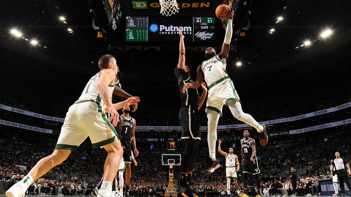 The Celtics are over .500 for the first time this season.
They’ve won 9 straight against the Nets.