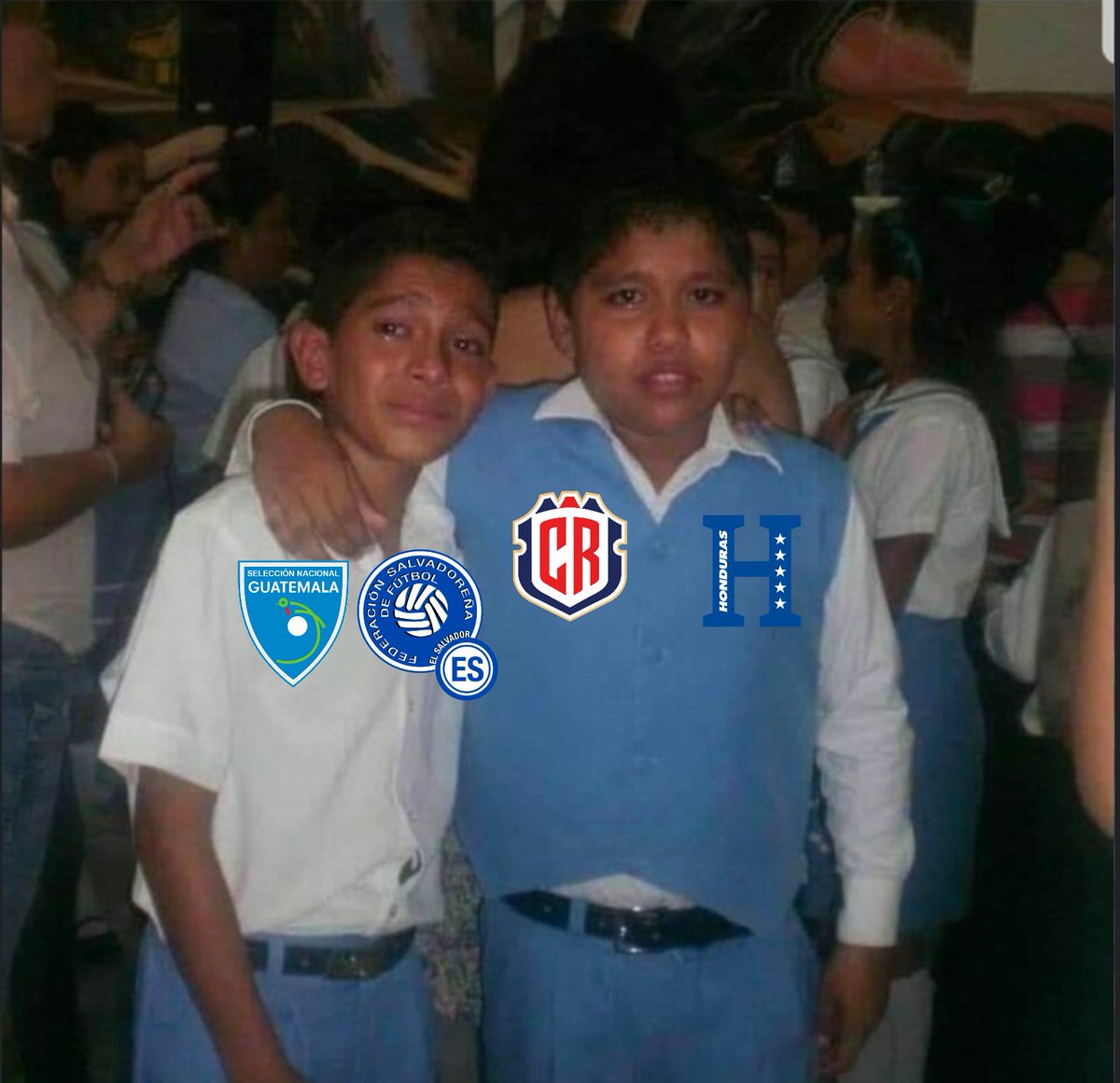 Felicidades El Salvador, Guatemala, Costa Rica y Honduras, somos una mierda 🙏🏽