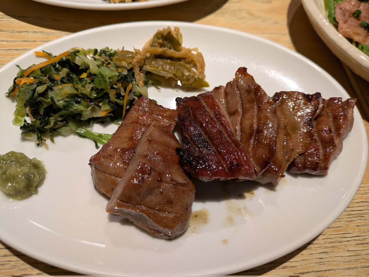 そういえば昨日Xが不具合起きててポストできなかったやつ！ 牛タン