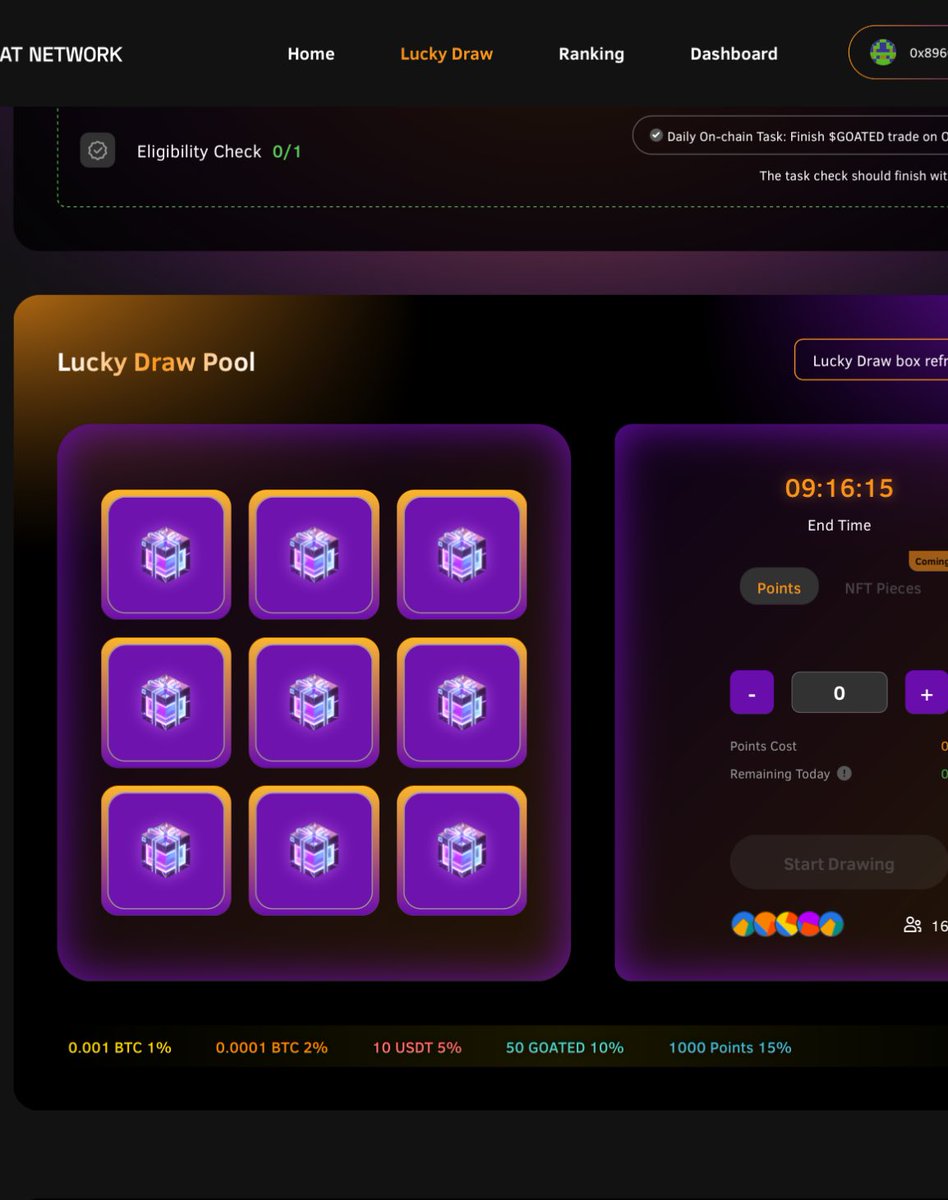 ➠ Season 4 of One Piece Campaign is live! 

• Users can interact to earn points 

• The point will be converted to airdrop

> Bridge BTC to GOAT NETWORK of <a href="/GOATRollup/">GOAT Network 🟡</a> 
> Interact with;
• <a href="/goatup_/">GOATUP | GOAT Network</a> 
• <a href="/okutrade/">Oku 🐼</a> 
• Lucky draw (task) 

stay Goated...