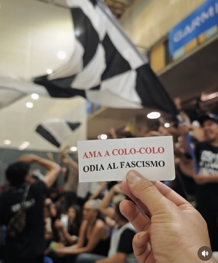 No puedes ser del equipo del pueblo y darle el voto al fascismo 🤍🖤🤟