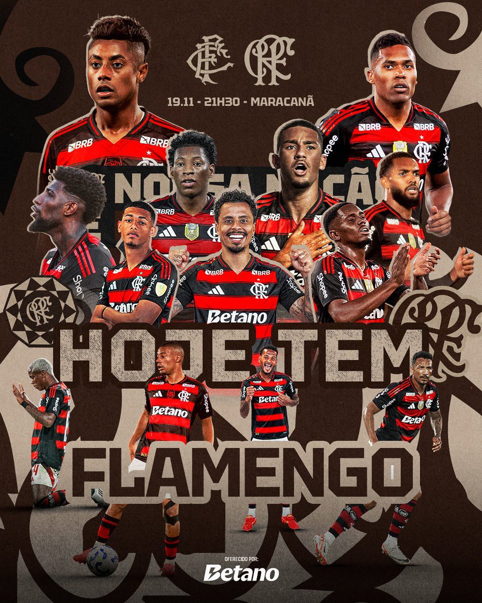 Pra chegar onde queremos, temos que saber de onde viemos. Buscar nas glórias do passado a inspiração para atingirmos os objetivos que almejamos! E com o apoio da Nação Rubro-𝐍𝐞𝐠𝐫𝐚, vamos dar mais um passo em direção ao nosso sonho! 

ESPALHA PRA GERAL QUE HOJE TEM MENGÃO DE