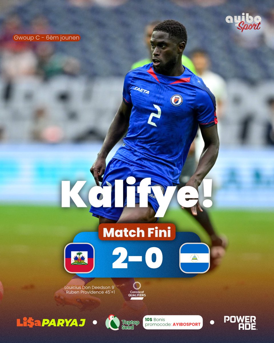 Ayibo_Sport's tweet image. ⚽️ Apre 52 lane, Grenadye yo retounen nan Mondyal!
#GrenadyeAlaso