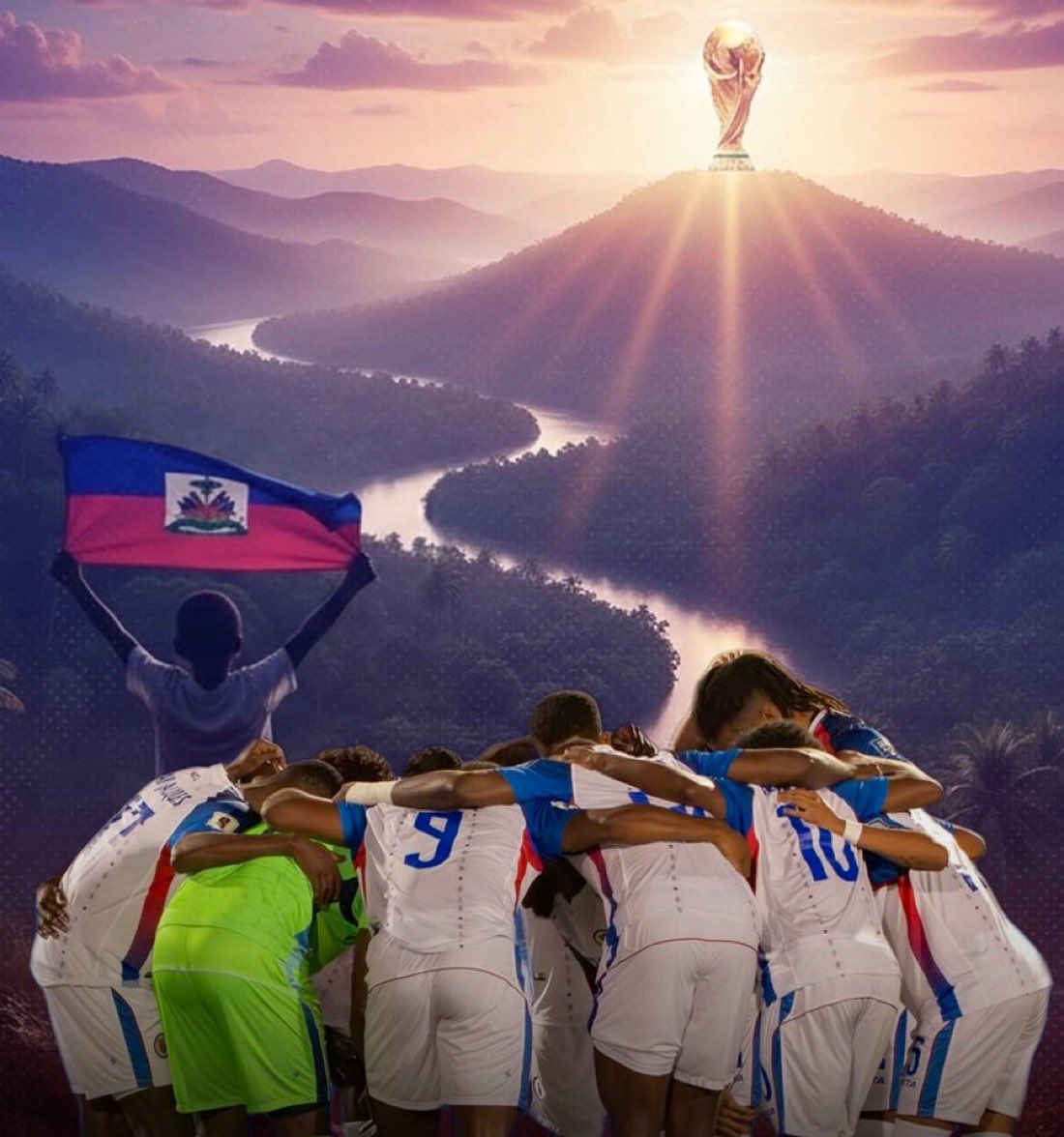 jpeseteiroDT's tweet image. El edit que metió Haití por la clasificación al mundial. 😭😭