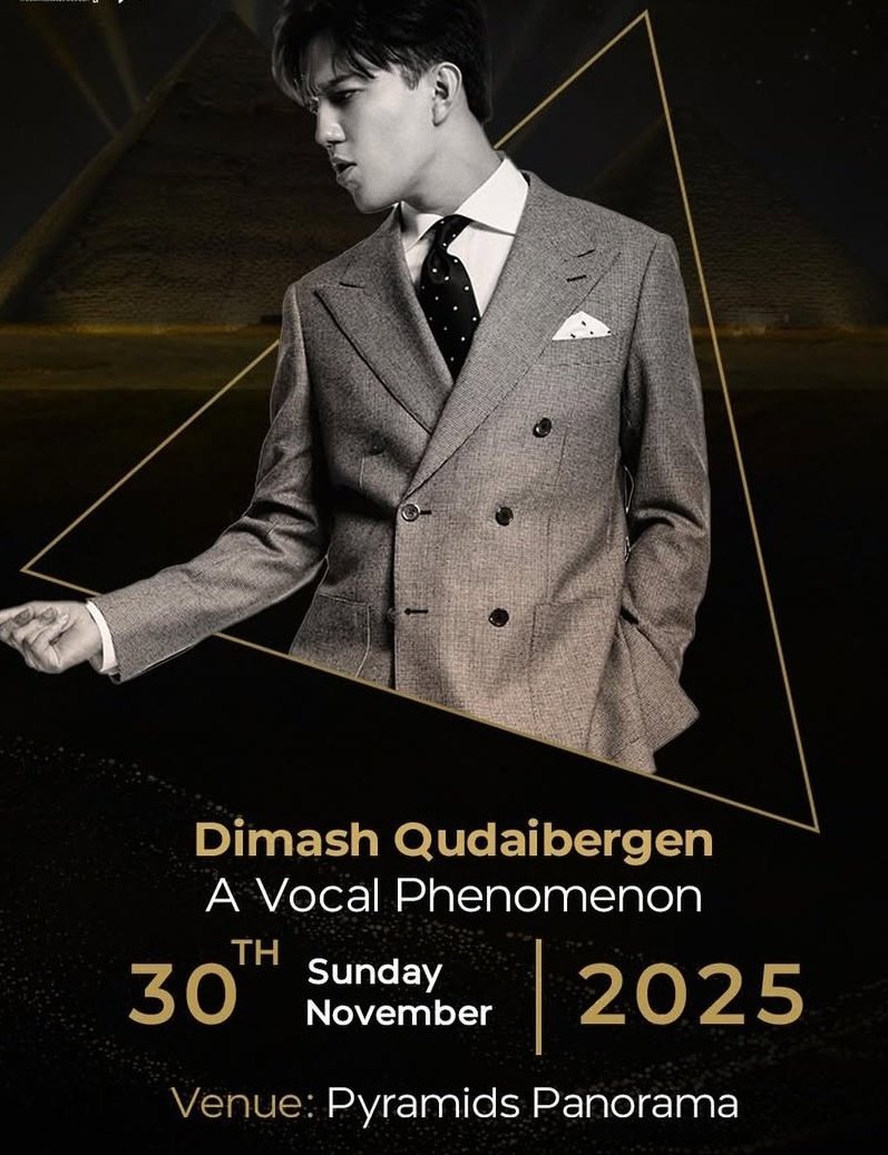 <a href="/DimashMX/">Dimash Kudaibergen Dears México 🇲🇽</a> El 30 de noviembre #DimashQudaibergen participará en el festival "Eco de las pirámides" que se efectuará en la panorámica de las pirámides de Egipto.

PYRAMIDS ECHO FESTIVAL
Extraordinary Voice 

Saluditos de México 🇲🇽 donde te extrañamos y esperamos tu regreso con mucho cariño🩵