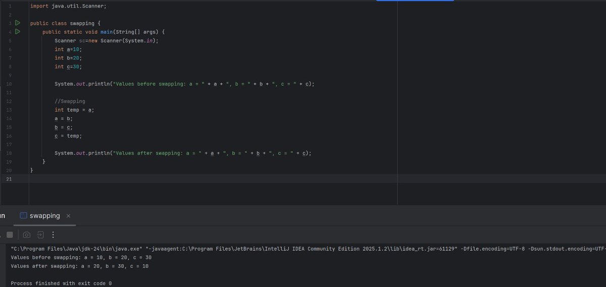 Nandandip_1414's tweet image. 🚀 Day 58 of #100DaysOfCoding

✔️ Solved some interesting problems using Java, which helped me strengthen my logic and problem-solving skills.
✔️ Learned a few new vocabularies to improve my communication skills as well.
#zigbee