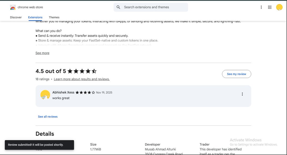 Supergamer3111's tweet image. @Pi_Squared_Pi2  #fastsetwallet works great