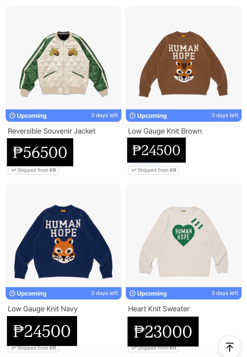 HUMAN HOPE LOW GAUGE KNIT ネイビーhuman made HUMAN MADE – NEW