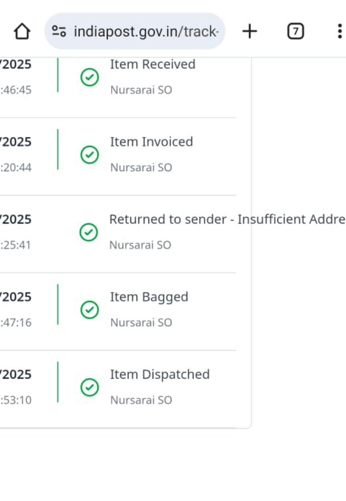 Manishsavarn's tweet photo. Dear @IndiaPostOffice  Team,

This is to inform you all One of my known person,s  request from band for credit card at given address and bank has dispatched with following details via speed post but still not received my receiver, his contact number is Mob:-099314 13430. https://t.co/u3RSrzQrSO