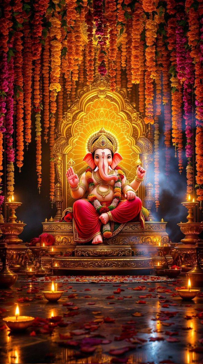 ManishChadhaBJP's tweet image. श्री गणपति विनायक भगवान सर्वप्रथम और सर्वाधिक पूजे जाने वाले देव है। 
भगवान शिव और माता पार्वती के पुत्र विघ्नों के विनाशक है। 
सुख, संपत्ति, समृद्धि, बुद्धि, विद्या और सफलता के देव है। 
श्री गणेश जी महाराज संपूर्ण विश्व पर दया दृष्टि बनाएं रखना प्रभु 🙏🌿🌸🌼