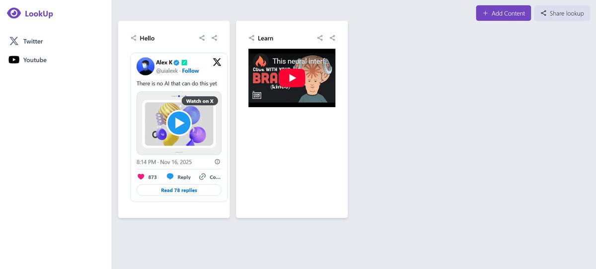 Aryan_Chavan_'s tweet image. Completed the first iteration of my project LookUp by successfully connecting the frontend and backend. Sharing a first look at the user dashboard, and now focusing on refining the UI for a smoother experience.
Major Learnings -&amp;gt; Typescript 
#Day16 
#100DaysOfCodeChallenge