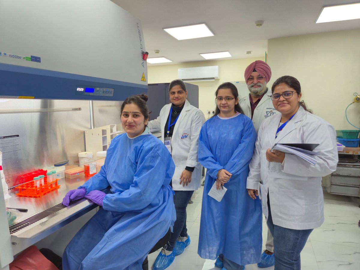 NimeshLab's tweet photo. Day 3 of the National Workshop @NImmunology on “Immunological Assays for High-Risk & Zoonotic Pathogens” Today we’re diving into advanced assays to quantify pathogen-specific T cells.
Proud to partner with India’s #OneHealthMission. @PMOIndia @ICMRDELHI @MoHFW_INDIA @DBTIndia https://t.co/CCrxs0O6c6