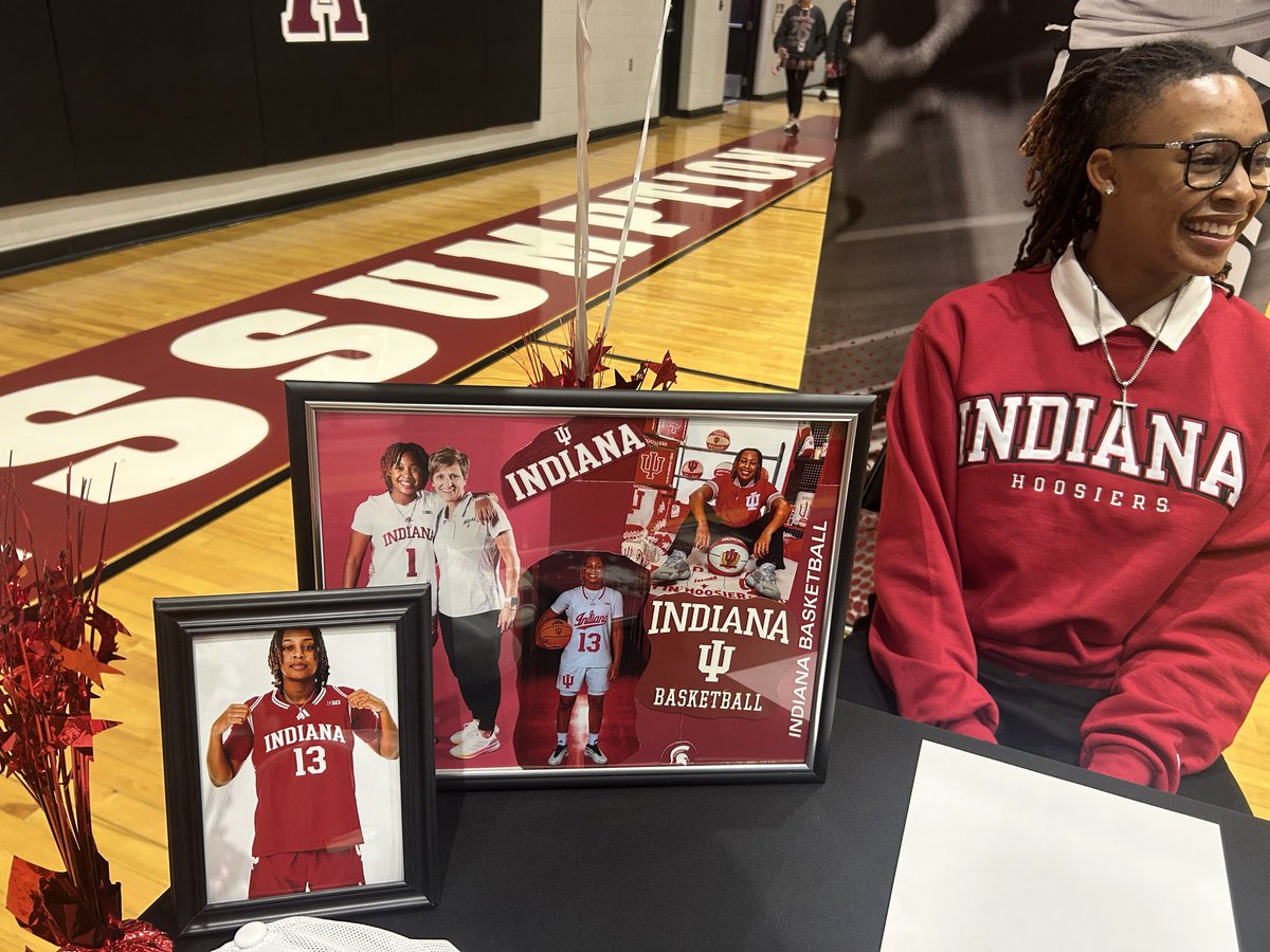 Atta girl, #13!!  Go Hoosiers!!
<a href="/AHSRockets/">Assumption</a> <a href="/RocketSportsAHS/">Assumption Athletics</a> <a href="/IndianaWBB/">Indiana Women’s Basketball</a>