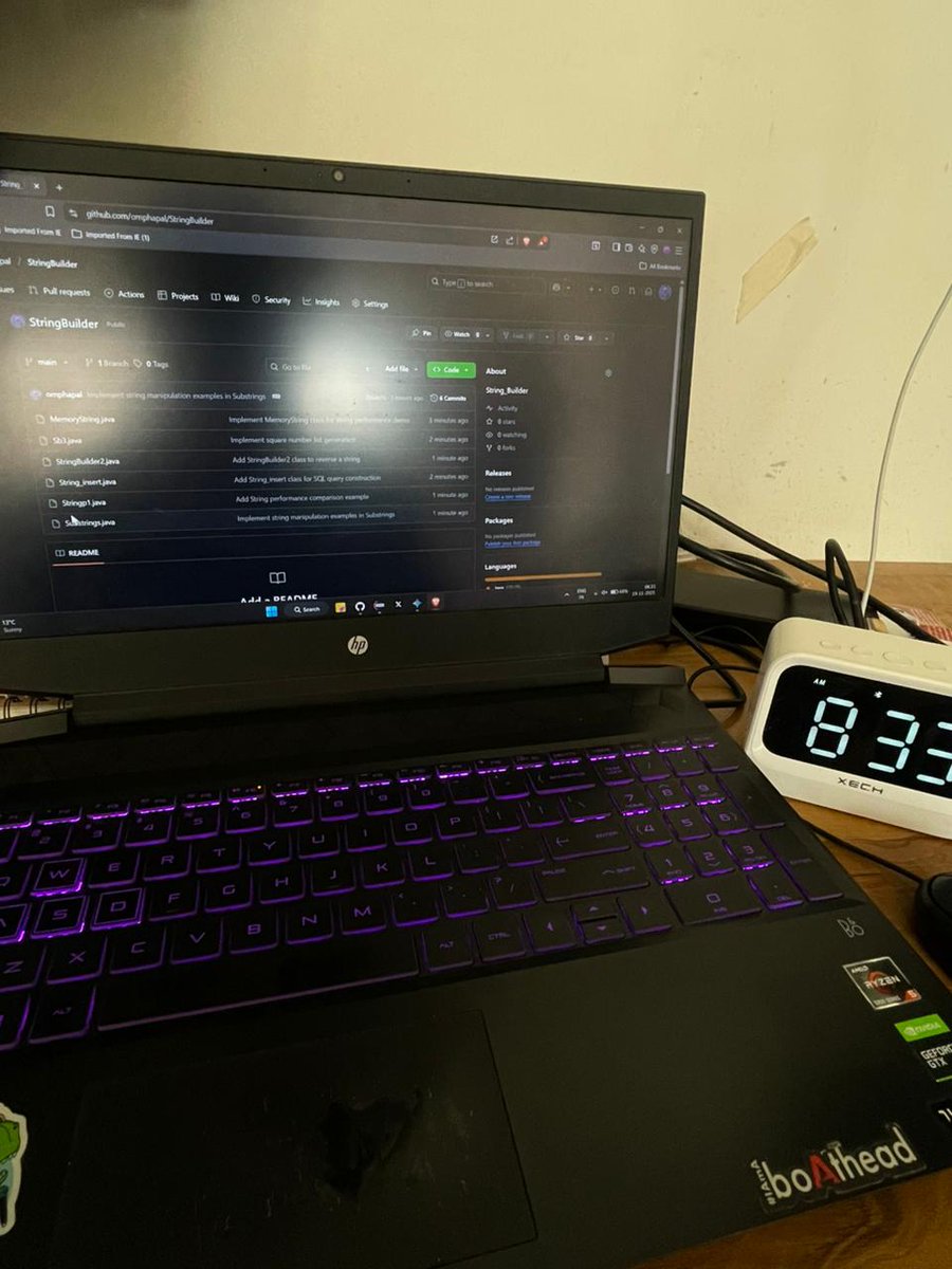 Omkar_phapal's tweet image. here is my progress of #StringBuilder #Java 
github.com/omphapal/Strin…