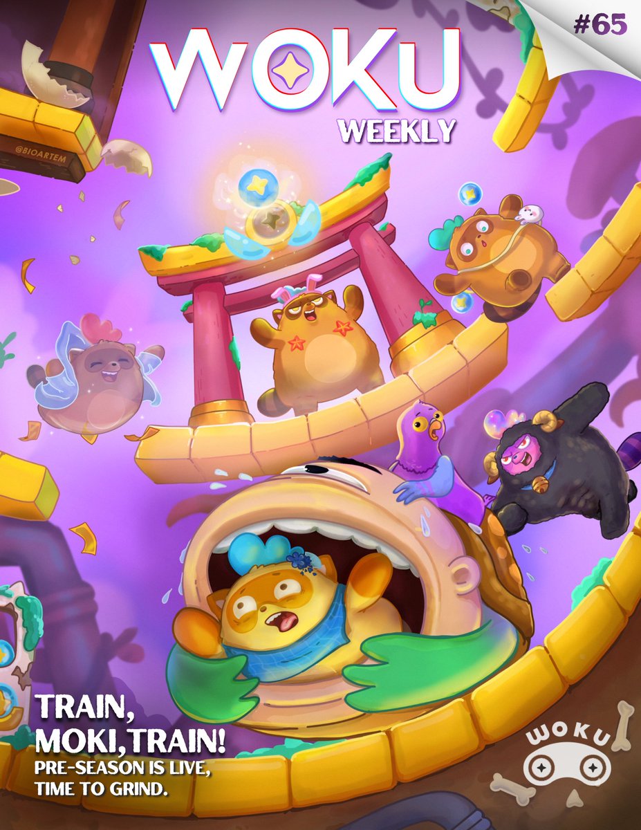 ✨WEEK 65 ISSUE INBOUND!✨

Another week, another Woku Weekly covering all the latest from <a href="/Ronin_Network/">Ronin</a>!🔥

Time to get training your Mokis &amp; watch 'em dominate in Moki Mayhem! 🏆

Tune into the show tomorrow for an announcement on how you may be able to earn a champ slot!👀